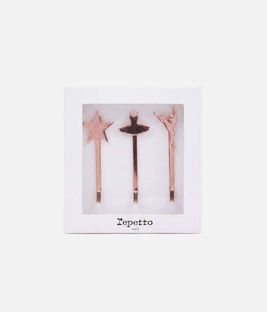 Ballerina Hair Grips Set • Ballet Bun Clips for Flyaways - A0126