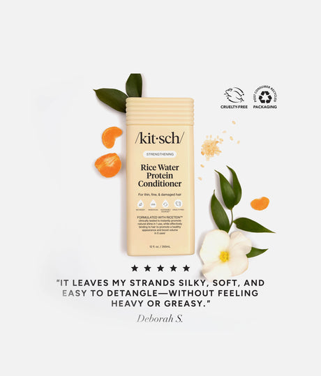 Strengthening Rice Water Conditioner, Boost Volume, Strength & Shine