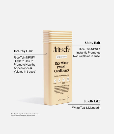 Strengthening Rice Water Conditioner, Boost Volume, Strength & Shine