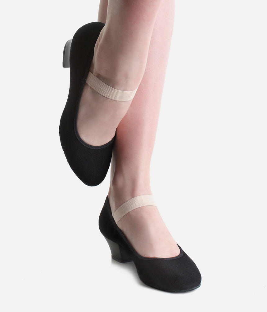 Cuban Heel Canvas Character Shoes, Pre-Arched RAD Approved - RO14