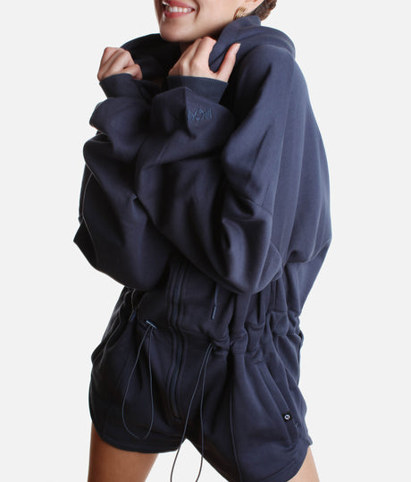 Cozy CLOUD ROMPER - Navy Dance Warm-Up