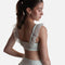Romance Ruffle Sports Bra for Pilates, Dance & Yoga
