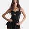 Black SUPERSHORT RUNSIE – Ultimate One-Piece Workout Outfit