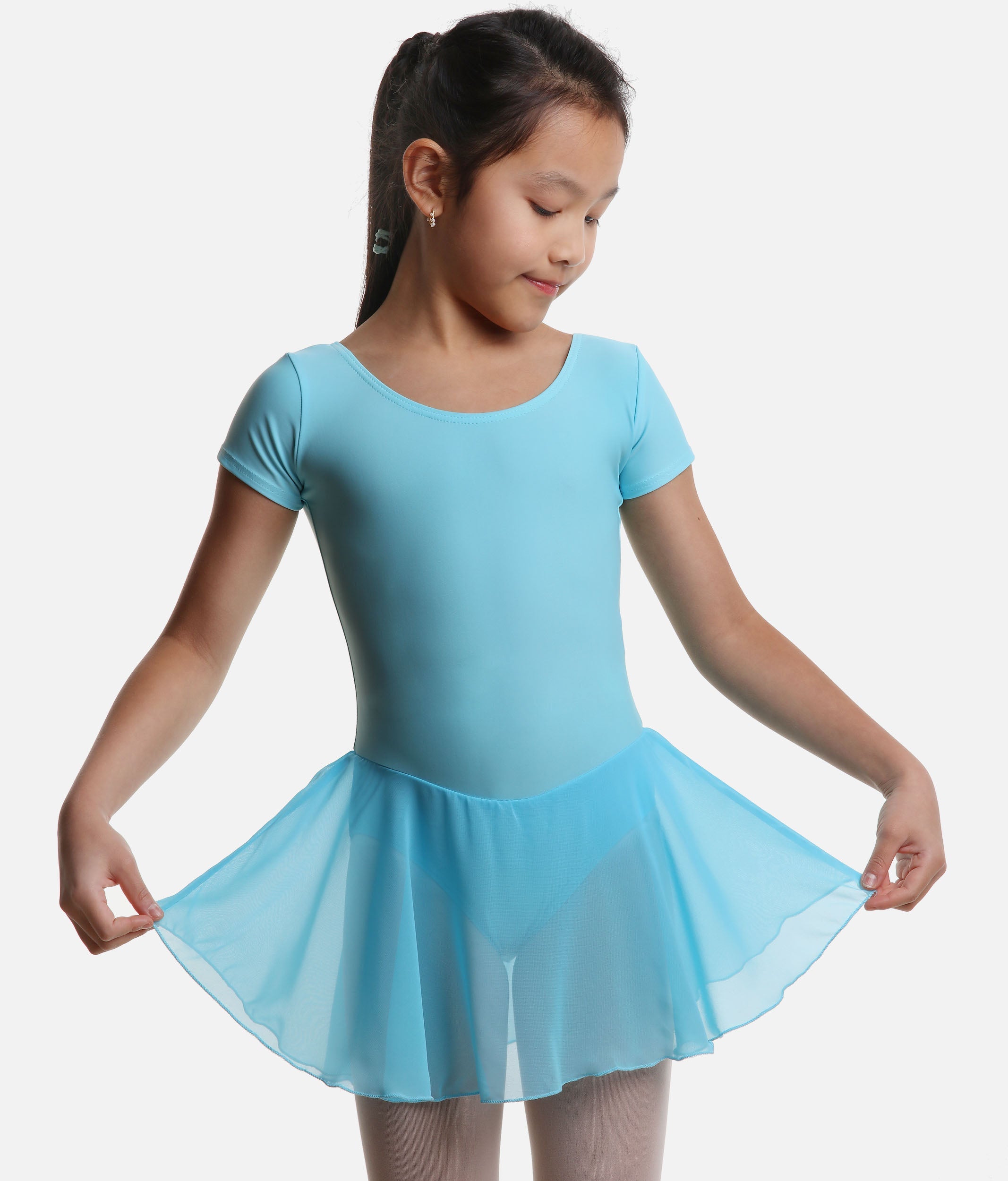 Cap Sleeved Skirted Leotard - RV 2383