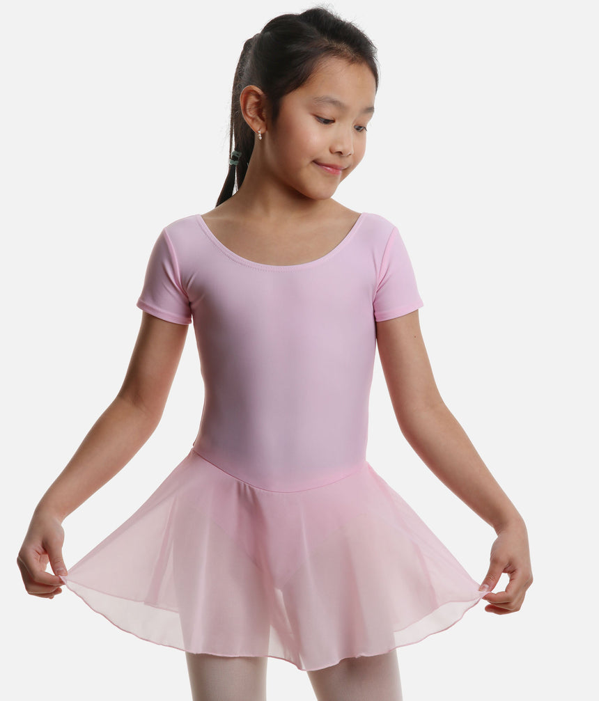 Cap Sleeved Skirted Leotard - RV 2383