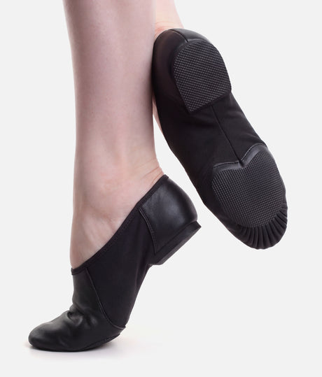 BLOCH Neo-Flex Leather Slip-On Jazz Shoes • S0495 Black