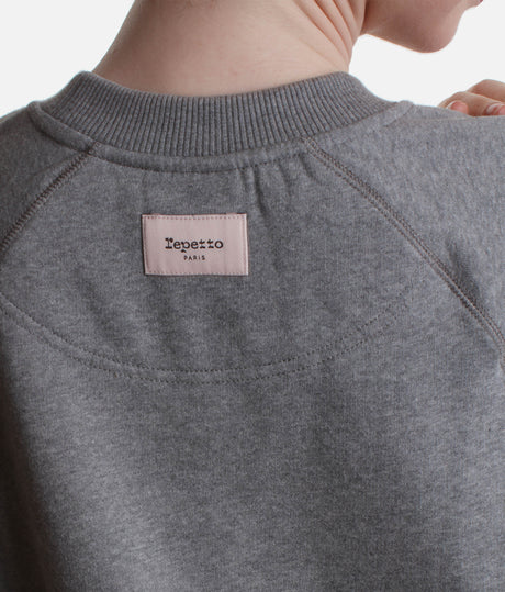 Oversized Sweatshirt with Satin Ribbon Detailing - S0573