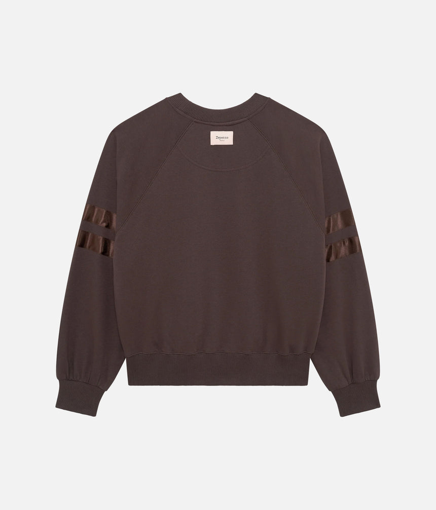 Signature Satin Oversized Sweatshirt • Ballet Warm-Up Layer - S0573