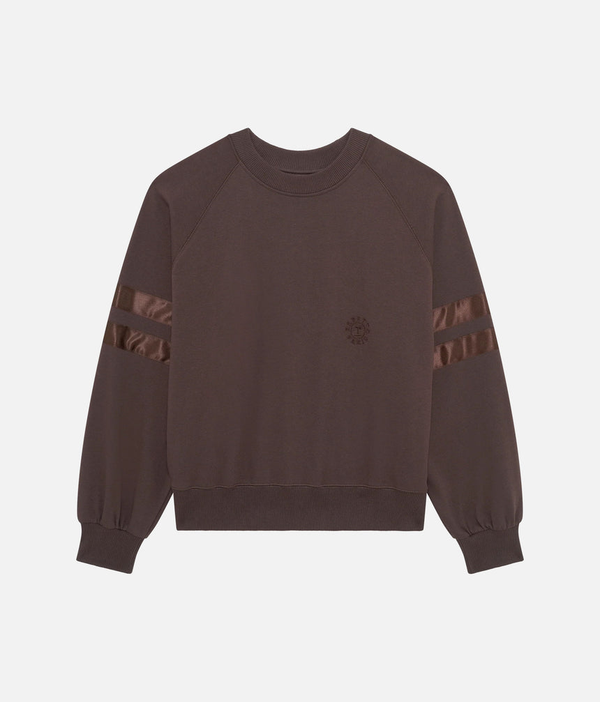 Signature Satin Oversized Sweatshirt • Ballet Warm-Up Layer - S0573