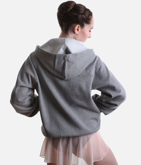 Signature Satin Zip-Up Hoodie • Ballet Warm-Up & Studio Essential - S0700
