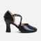 X-Strap Leather Character Shoes - SD143