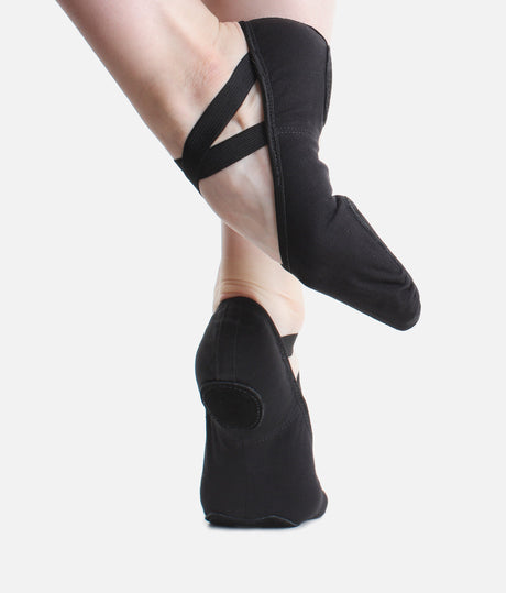 X/Wide Width, Stretch Canvas Ballet Flat - SD 16 / SD 18