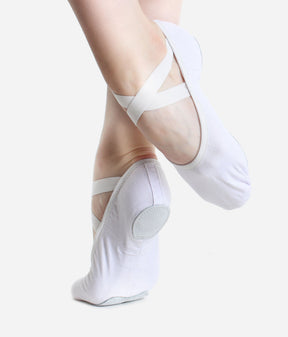 X/Wide Width, Stretch Canvas Ballet Flat - SD 16 / SD 18