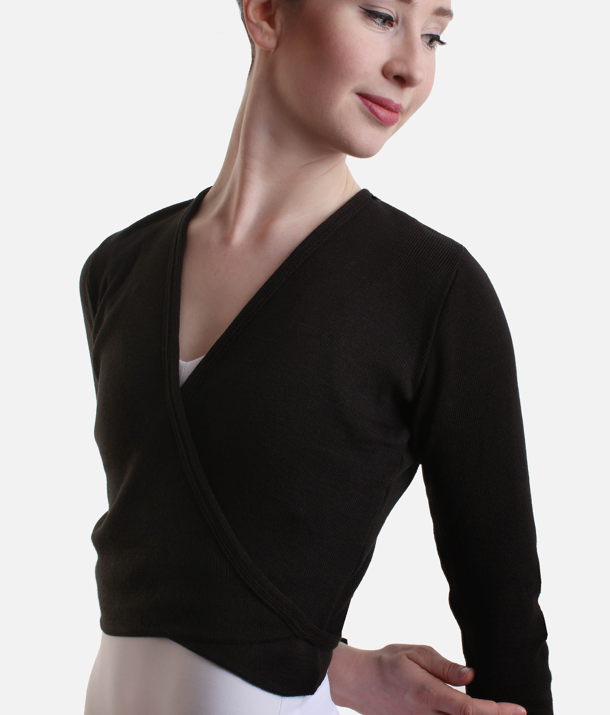 Knitted Ballet Wrap, Cross Over Cardigan - 5618