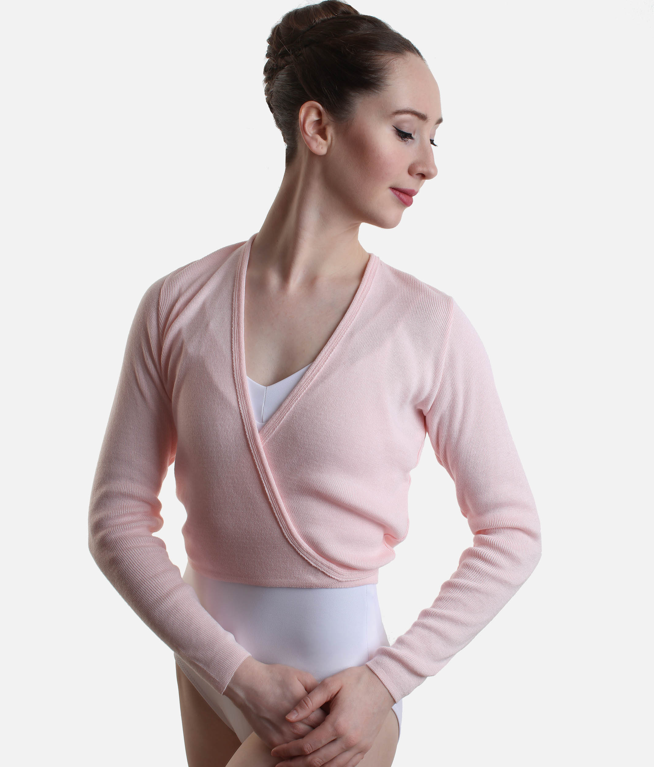 Knitted Ballet Wrap, Cross Over Cardigan - 5618