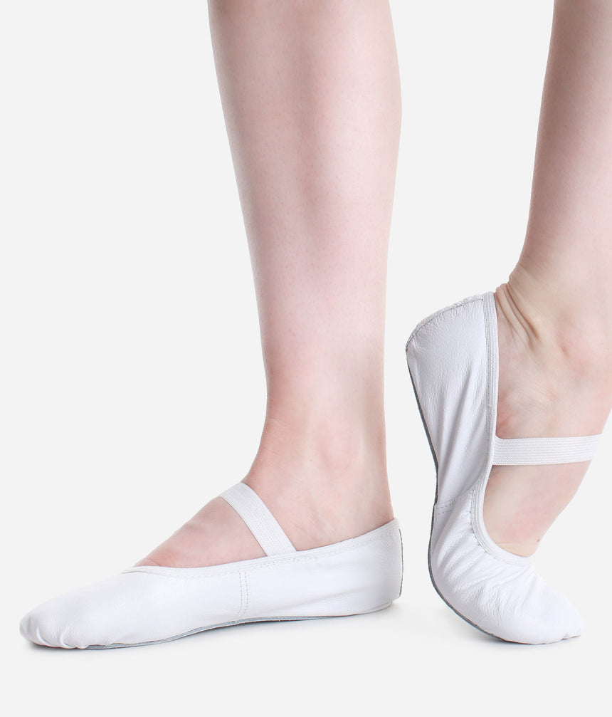 Children Full Sole Premium Leather Ballet Shoes - SD69