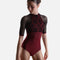 SELENE CL Elisir • Elegant High Neck Ballet Leotard with Statement Triangle Back