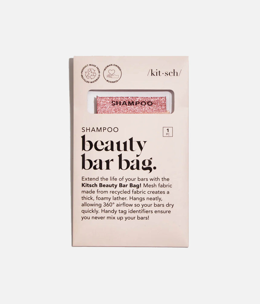 Shampoo Bag – Mesh Bar Holder for Quick-Dry Storage