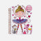 Ballerina Shaped Wire-Bound Notebook - SHAPE10
