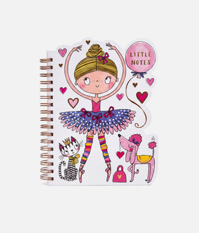 Ballerina Shaped Wire-Bound Notebook - SHAPE10