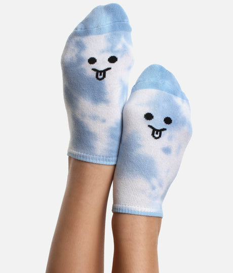 Silly Face Low Rise Socks, Soft & Cozy After-Dance Pair