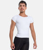 SL111 Franco Men’s Ballet Top • White, Crew-Neck