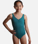 Girls Dance Leotard with V-Neck Empire Waist & Scoop Back - SL116