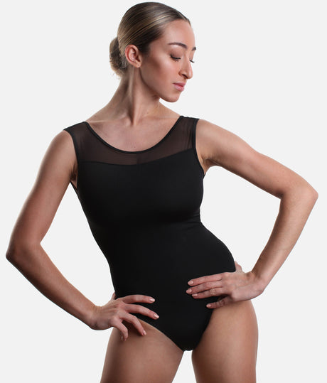 Tank Dance Leotard, Back Mesh Design - SL 127