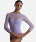 Long Mesh Sleeve Dance Leotard - SL 129