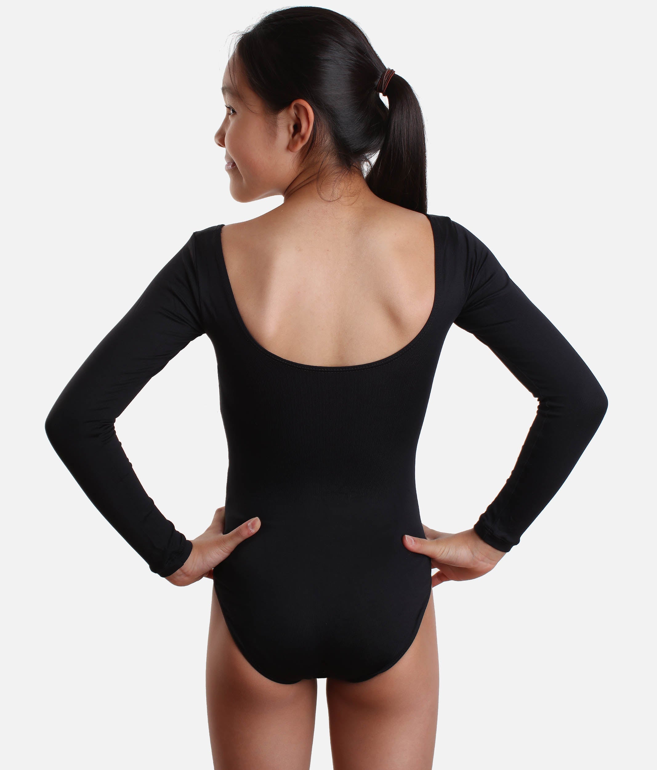 Girls Long Sleeve Dance Leotard - SL 15