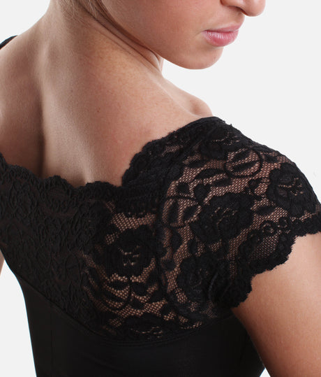 Shoulder Lace Leotard - SL 16