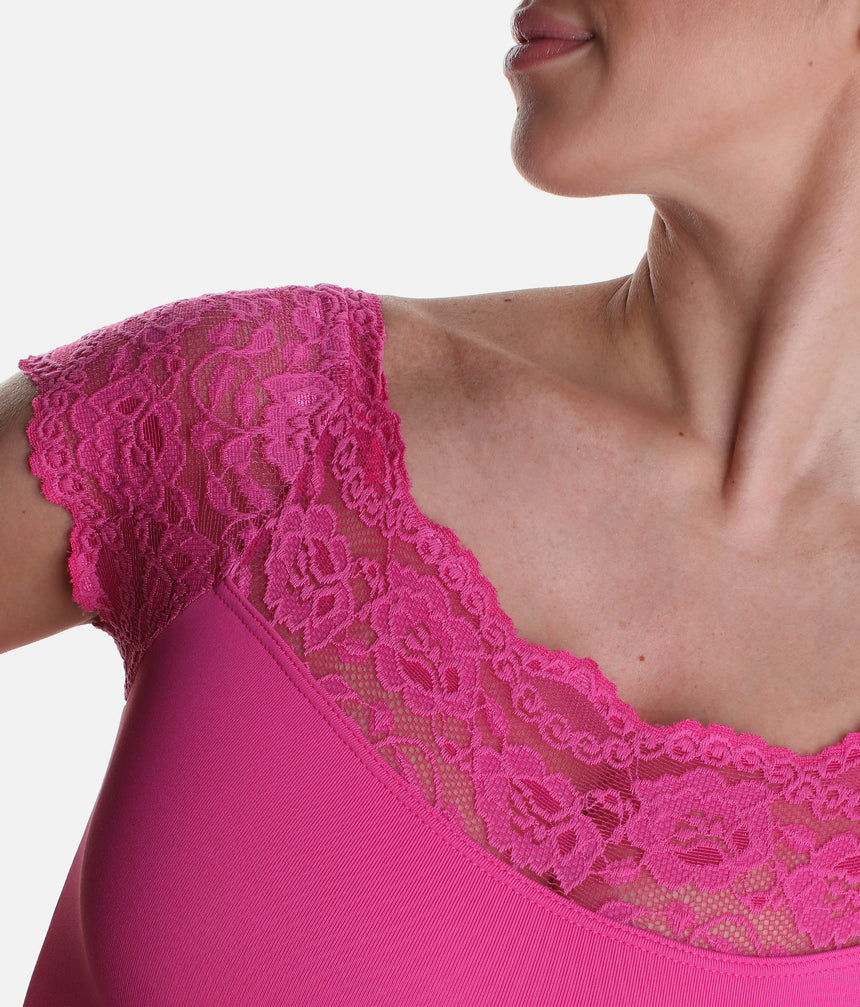 Shoulder Lace Leotard - SL 16