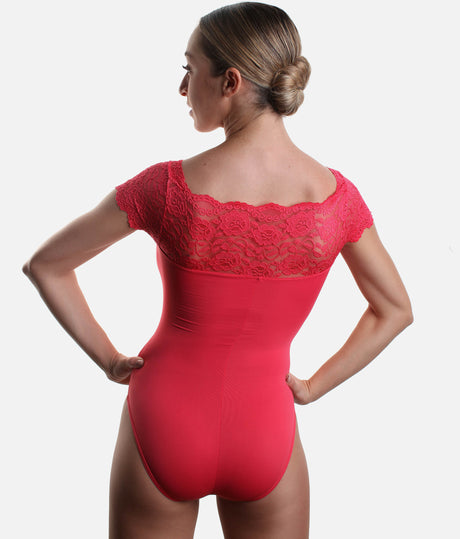 Shoulder Lace Leotard - SL 16