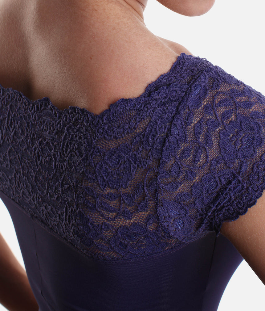 Shoulder Lace Leotard - SL 16