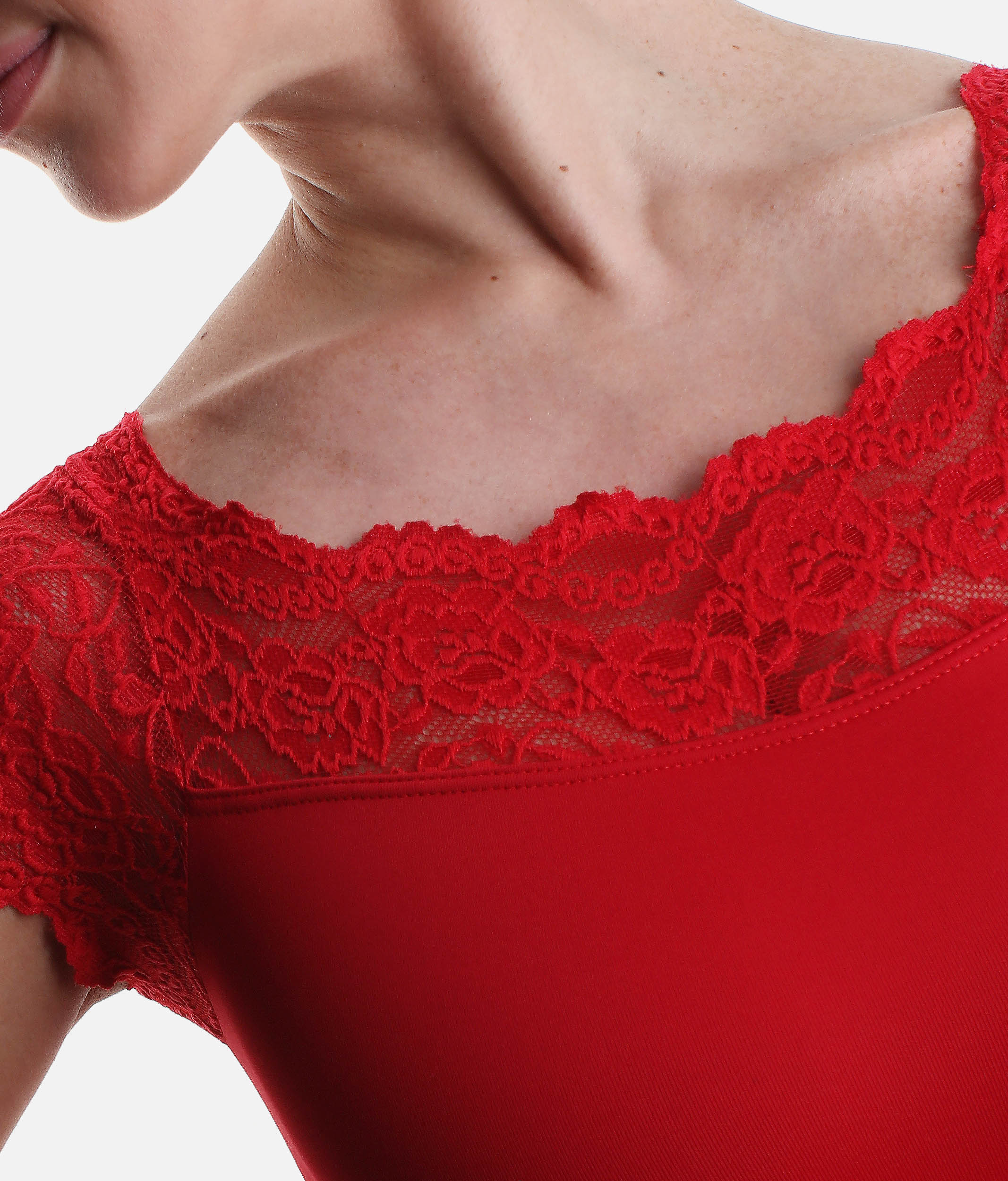 Shoulder Lace Leotard - SL 16