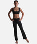 High-Waist Flared Dance Pants for Teen Dancers, Lightweight, Flexible Fit - SL204