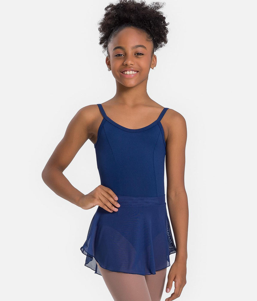SL217 Wave Girls’ Pull-On Ballet Skirt • Stretch Waistband
