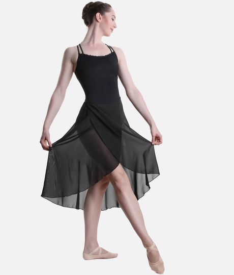 Long Wrap Ballet Skirt, Pull On - 227