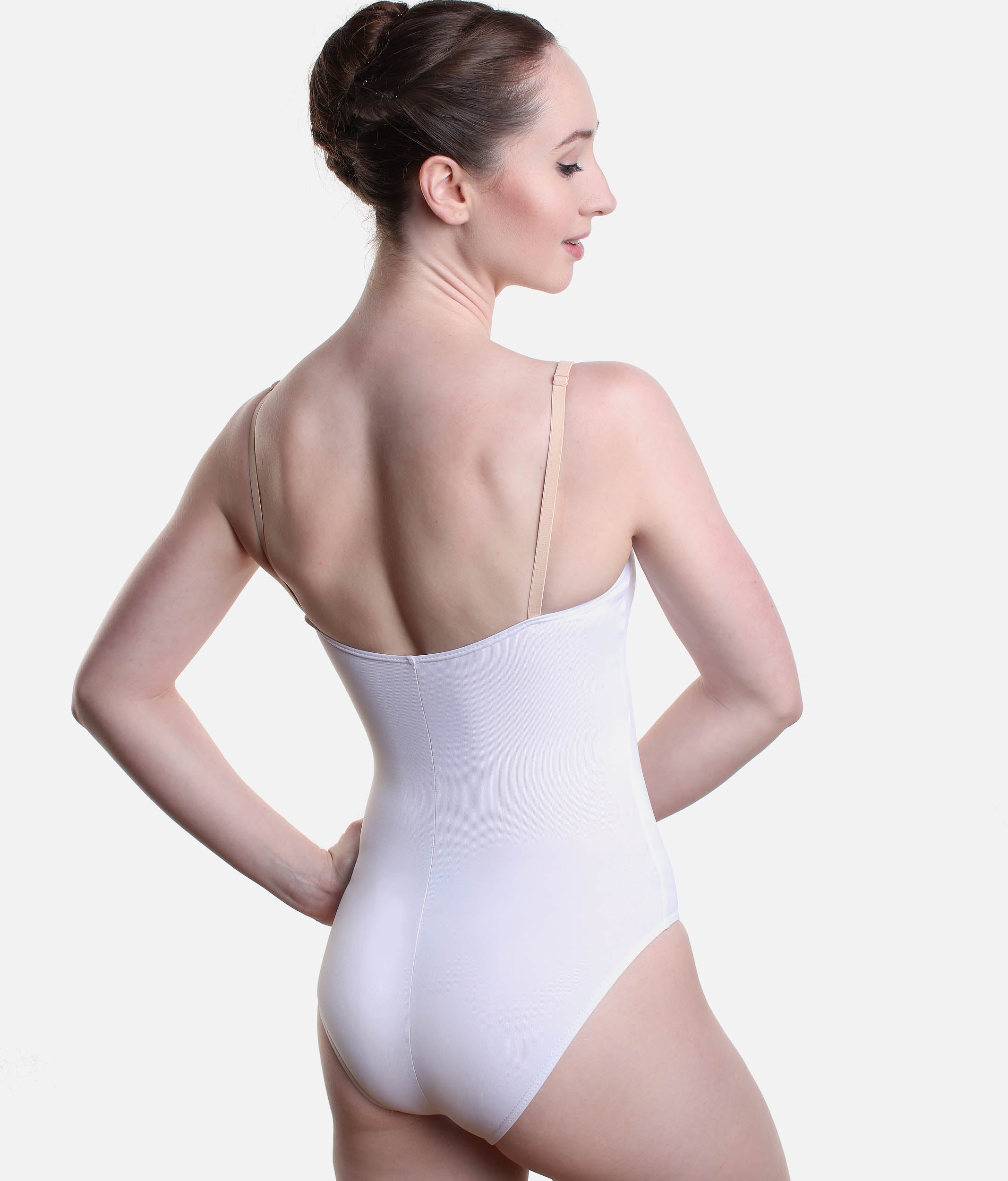 Deep V-neck Sculpting Leotard - SL 22