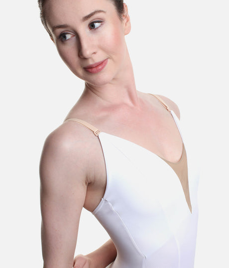 Deep V-neck Sculpting Leotard - SL 22