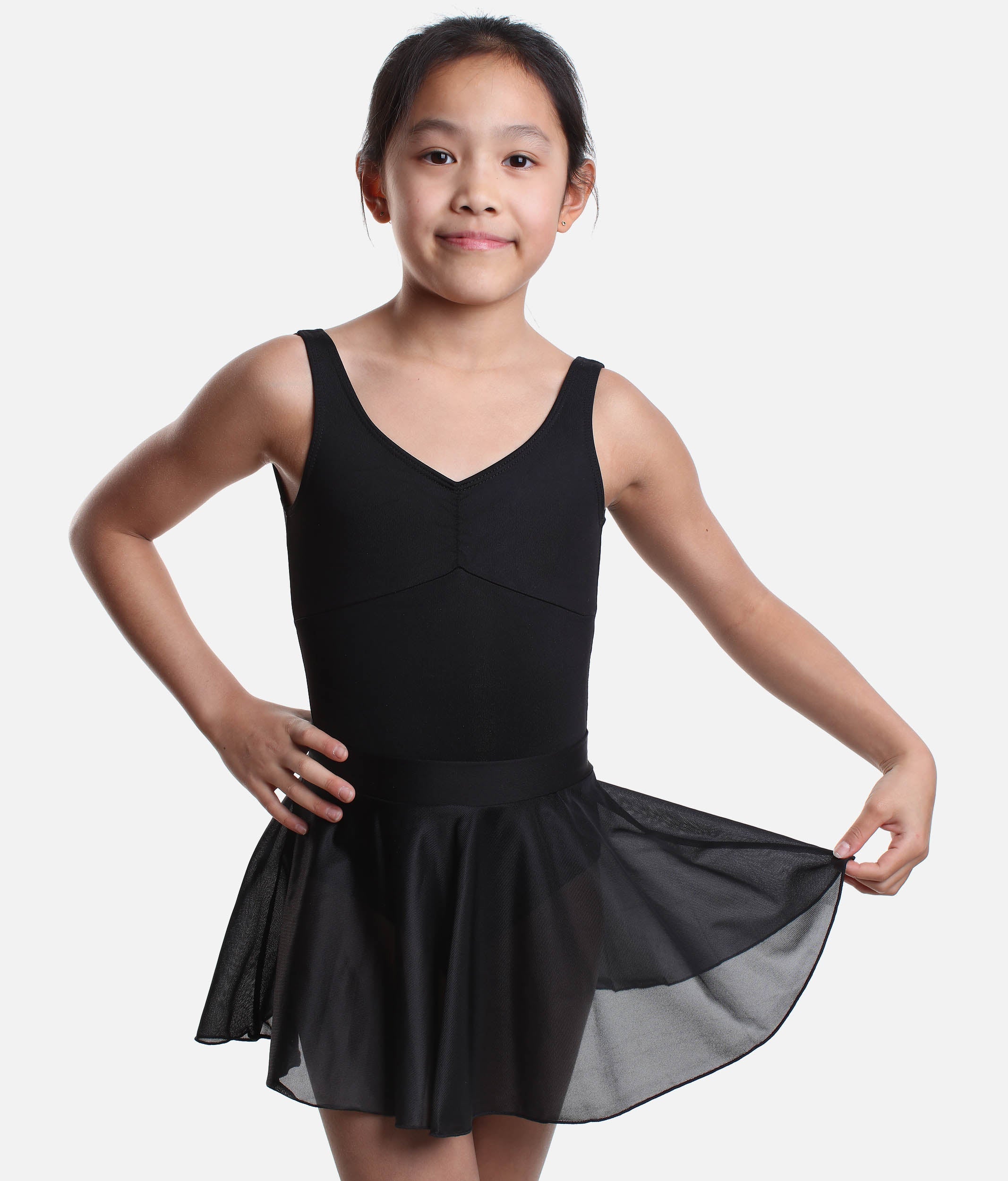 Girls Ballet Skirt, Sheer Circle Skirt - SL63