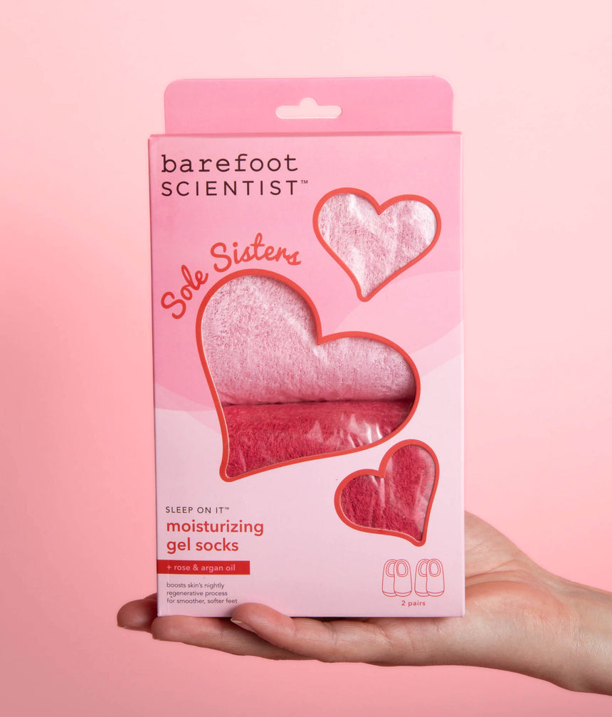 Sleep On It Moisturizing Gel Socks, 2 Pairs for Cracked Heels & Dry Feet - SOLE SISTERS SET