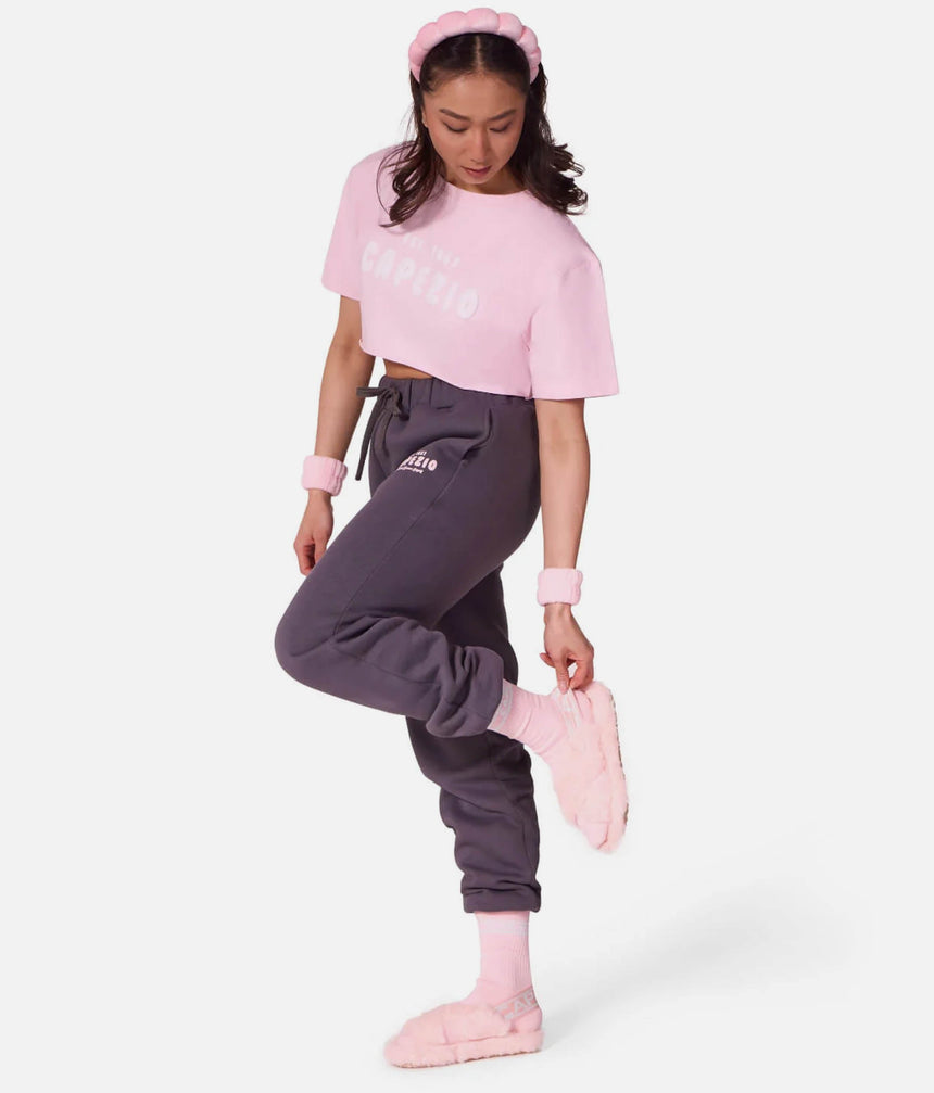 Varsity Plush Slipper, Limited Edition Fuzzy Slide for Dancers - SLP001