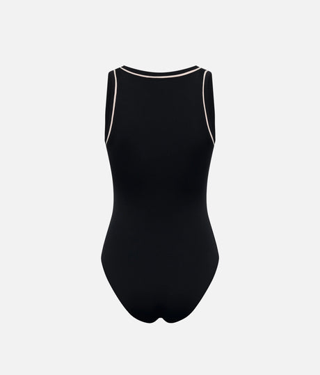Plunging Bodysuit, Second-Skin Feel • Pilates, Yoga & Barre - S0749