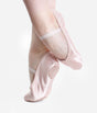 So Danca Split-Sole Pink Satin Ballet Shoe - BAE 15 showing the classic satin finish.