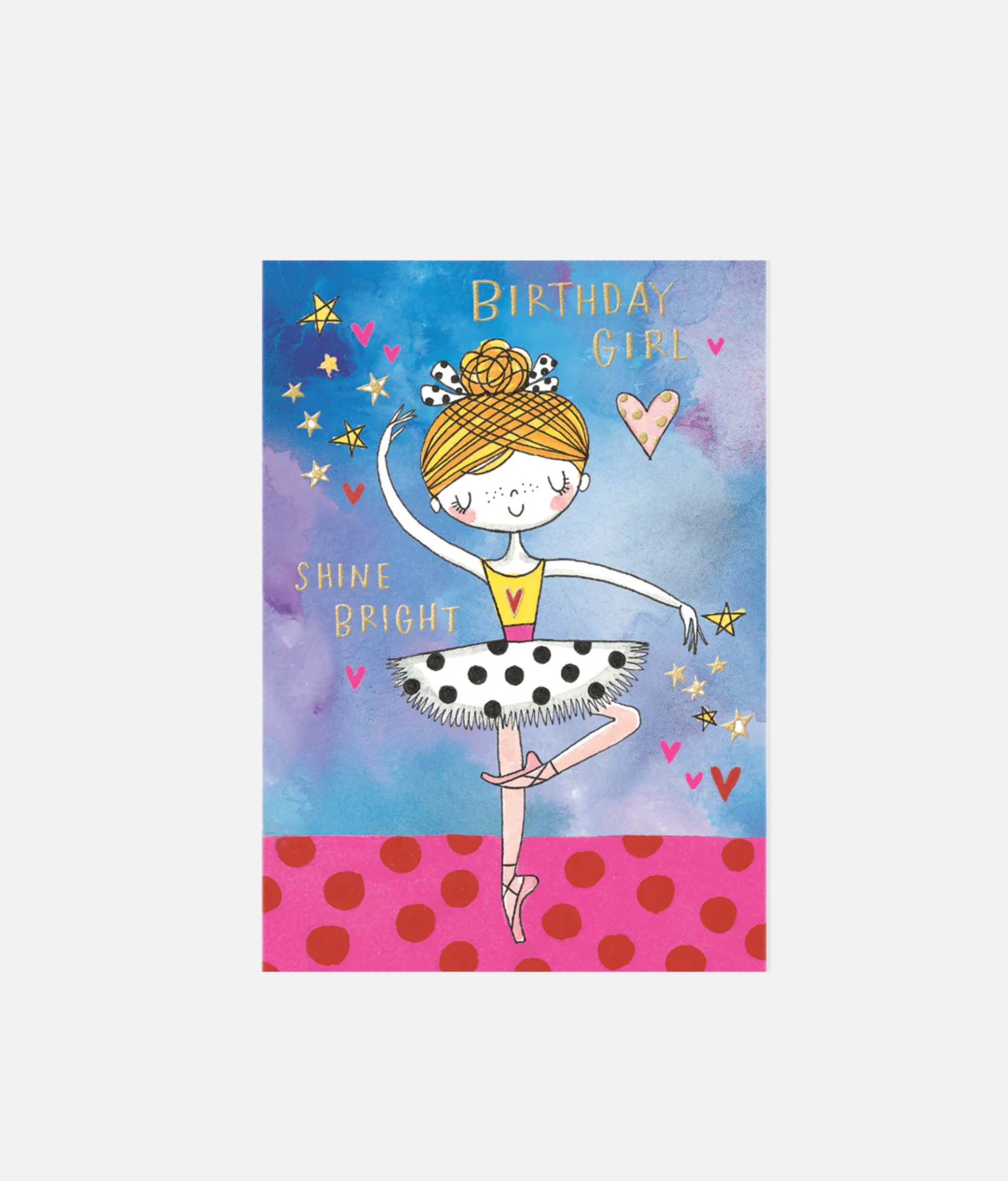 Birthday Card, Ballerina Girl - SPT05