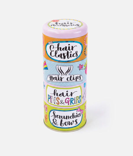 Four-Tier Stackable Hair Accessories Tins – STACK7