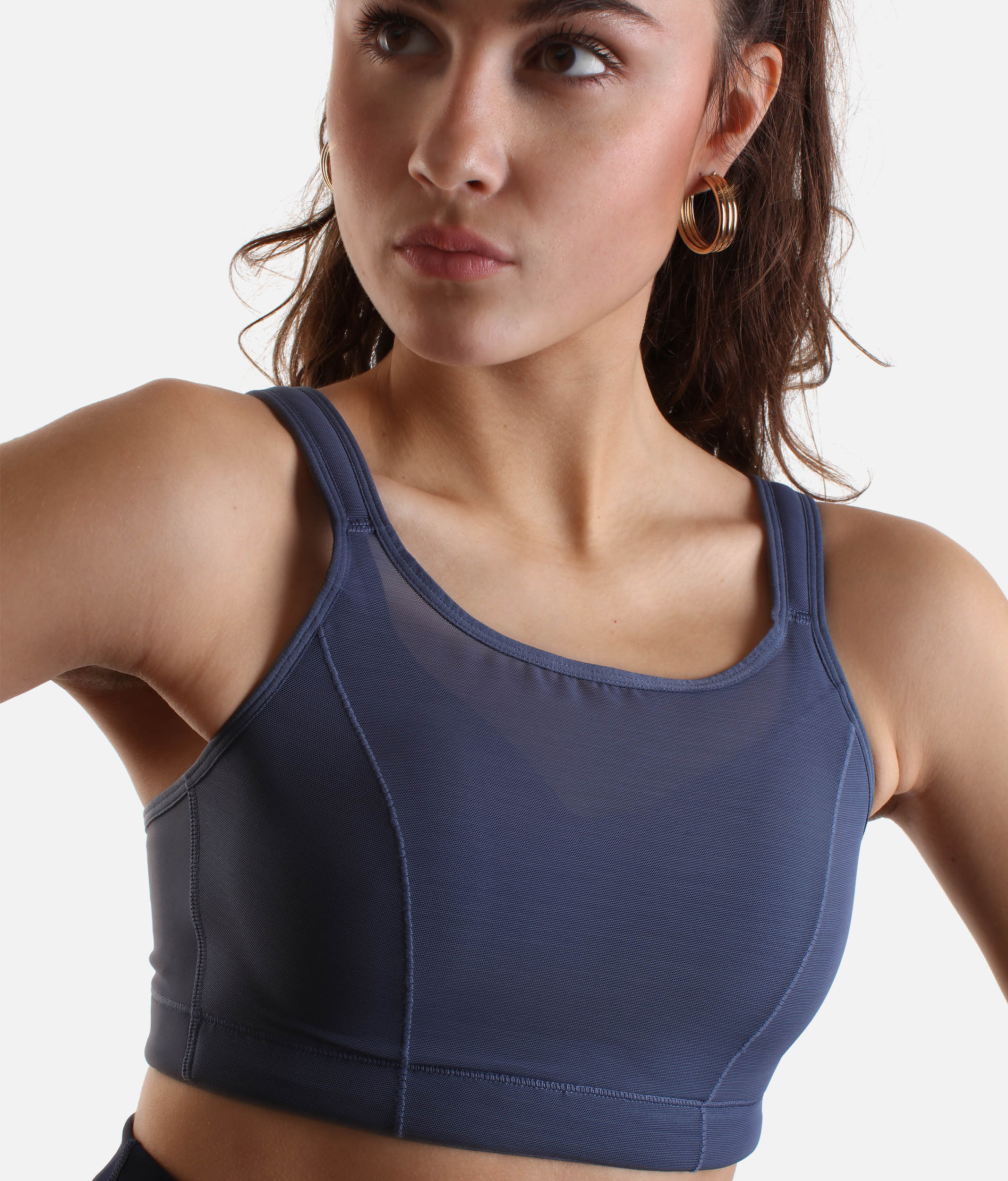 Superbra in Indigo - Convertible straps for Versatile Fit