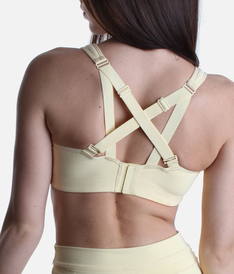 Stay Cool & Supported: Buttercream Superbra for High-Impact Performance