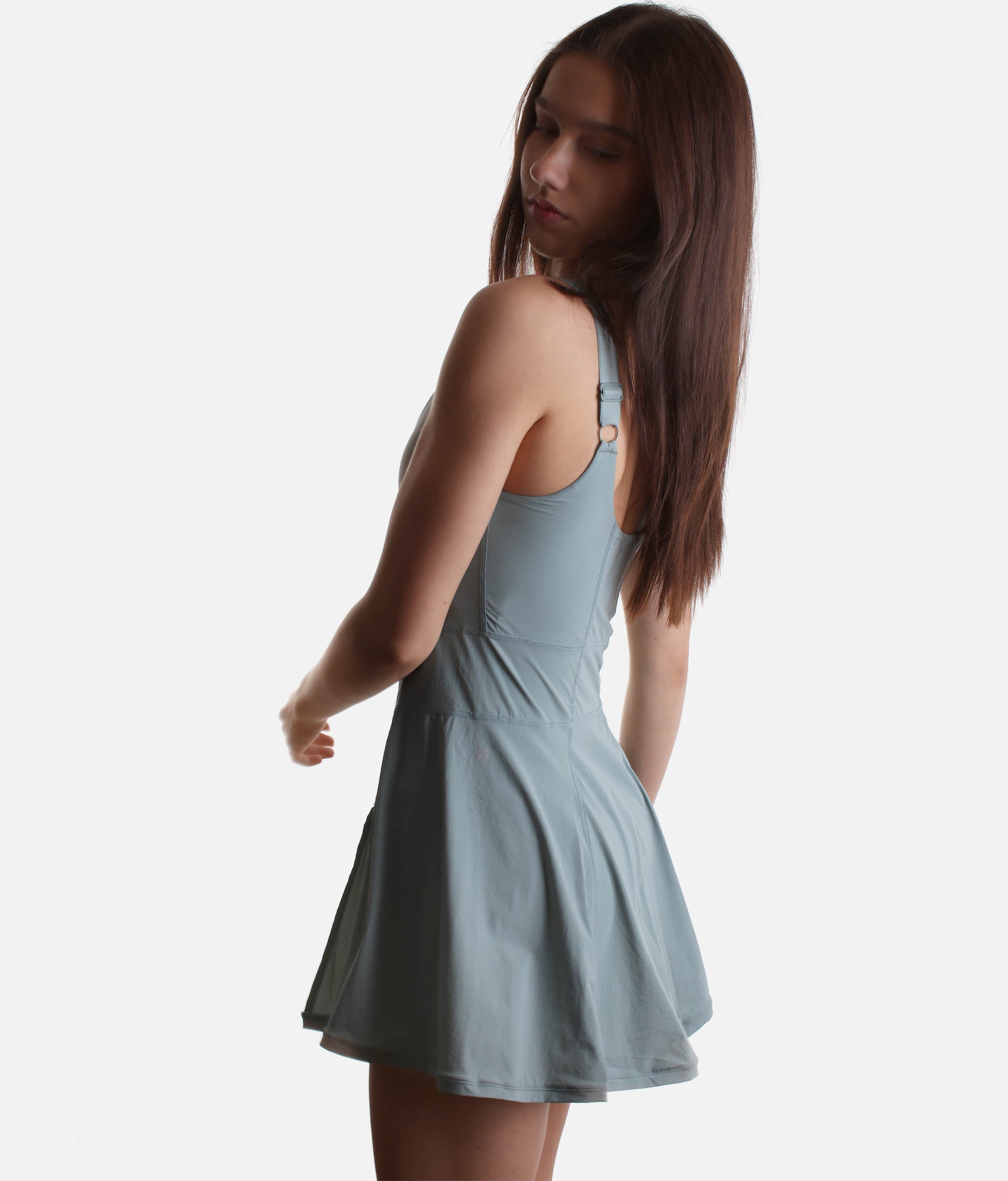 TIE-BREAKER SUPERDRESS - Cloudy Blue Activewear Dress